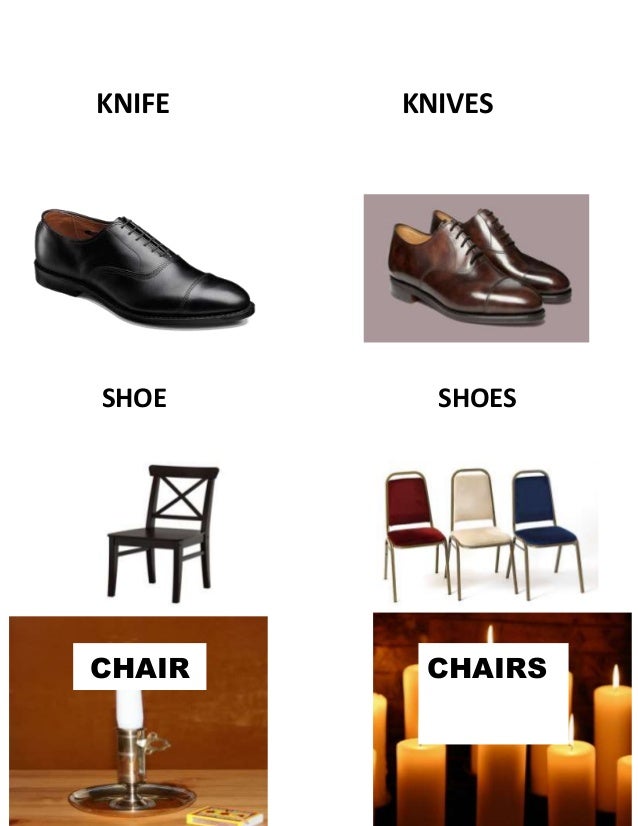 English project singular and plural nouns