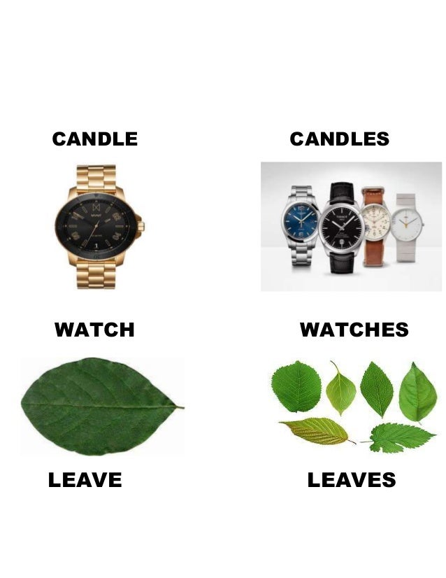 Plurale Di Watch In Inglese