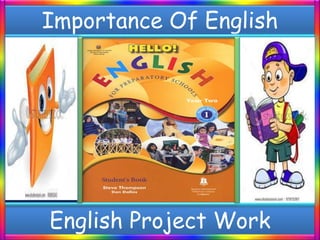 Importance Of English




English Project Work
 