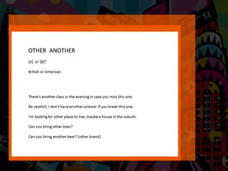 English pronunciation class 4