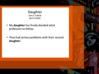 English pronunciation class 4