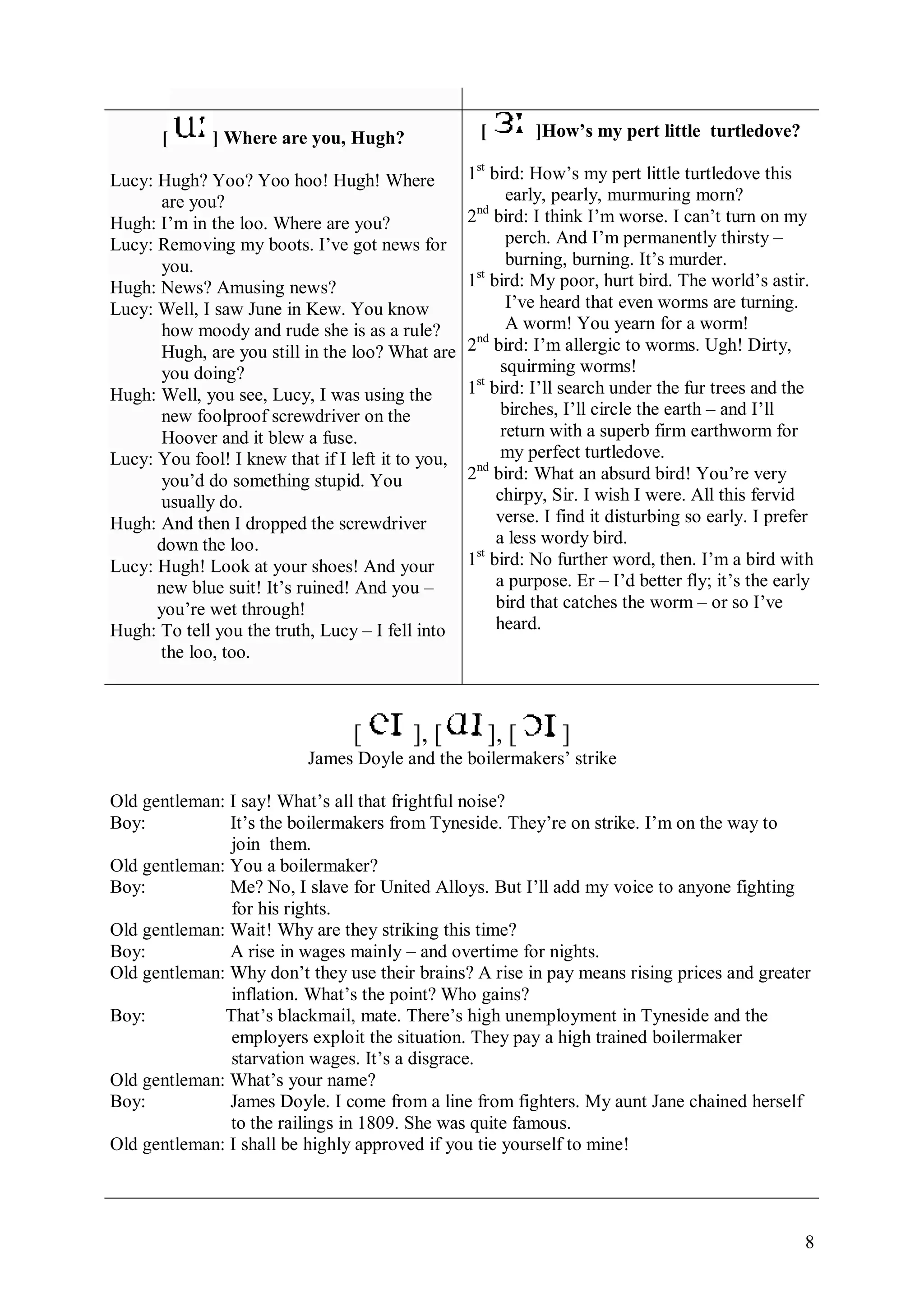 English pronunciation exercises | PDF
