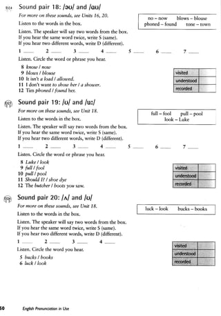 English pronunciation in use cambridge university