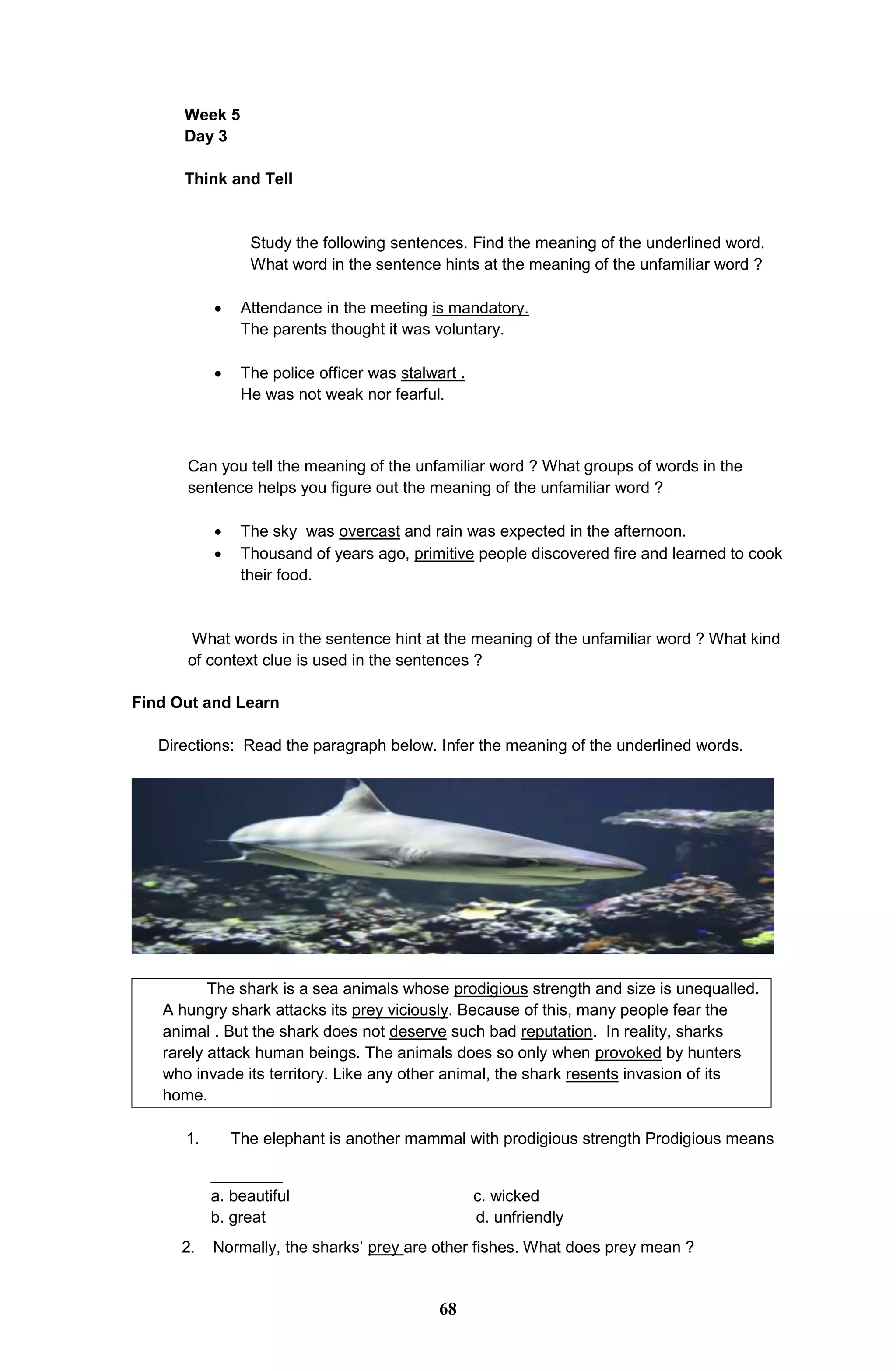 K TO 12 GRADE 5 LEARNER'S MATERIAL IN ENGLISH (Q1-Q4) | PDF