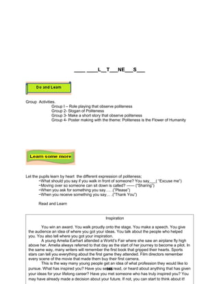 K TO 12 GRADE 5 LEARNER’S MATERIAL IN ENGLISH (Q1-Q4)