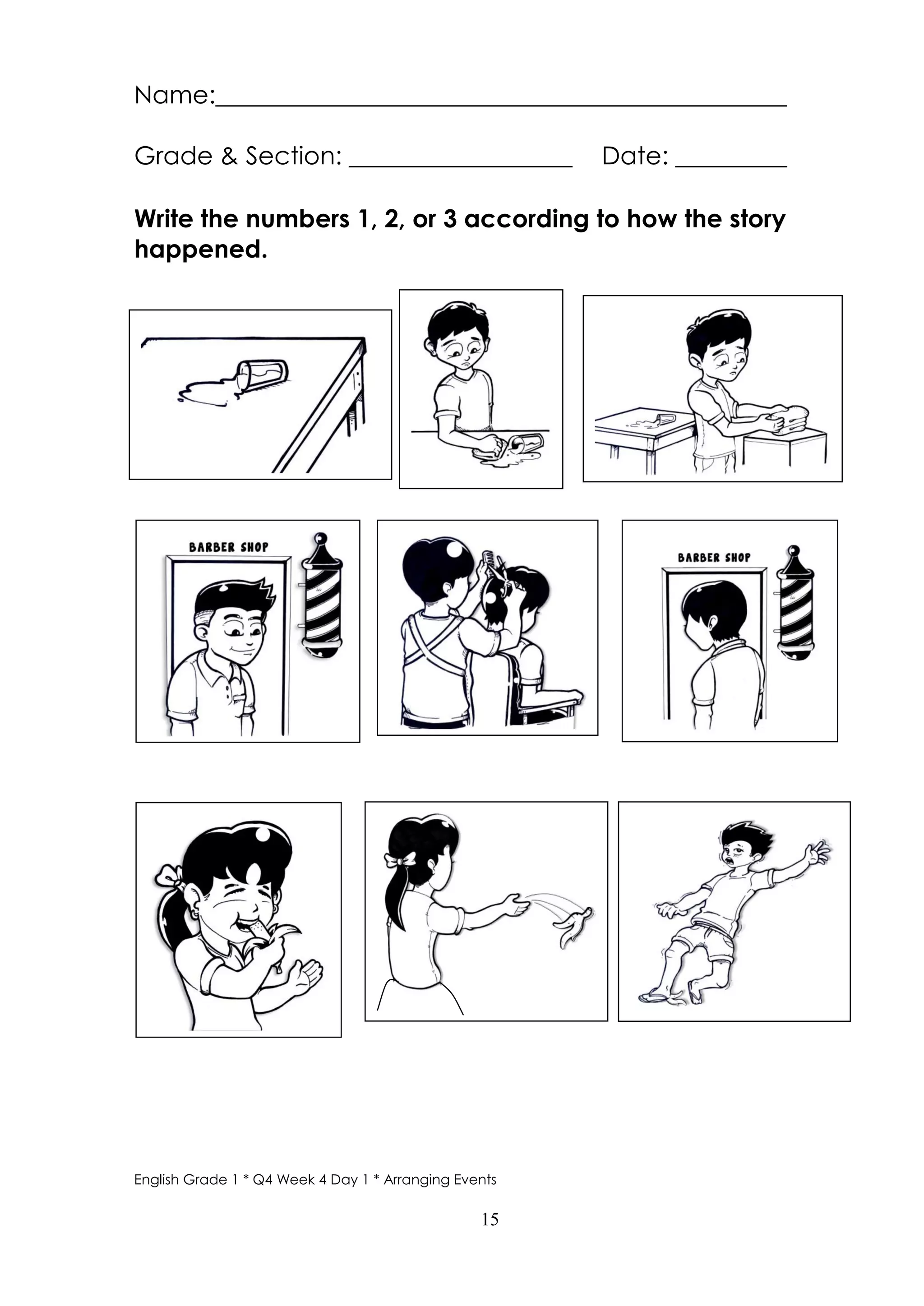 Grade One Learning K TO 12 GRADE 1 LEARNING MATERIAL IN ENGLISH (Q3-Q4) | PDF