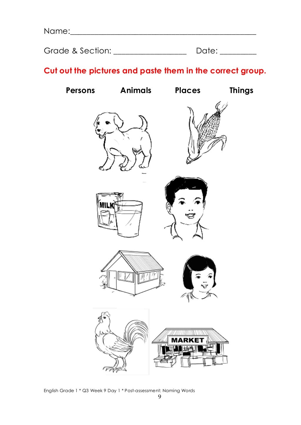 K TO 12 GRADE 1 LEARNING MATERIAL IN ENGLISH (Q3Q4)