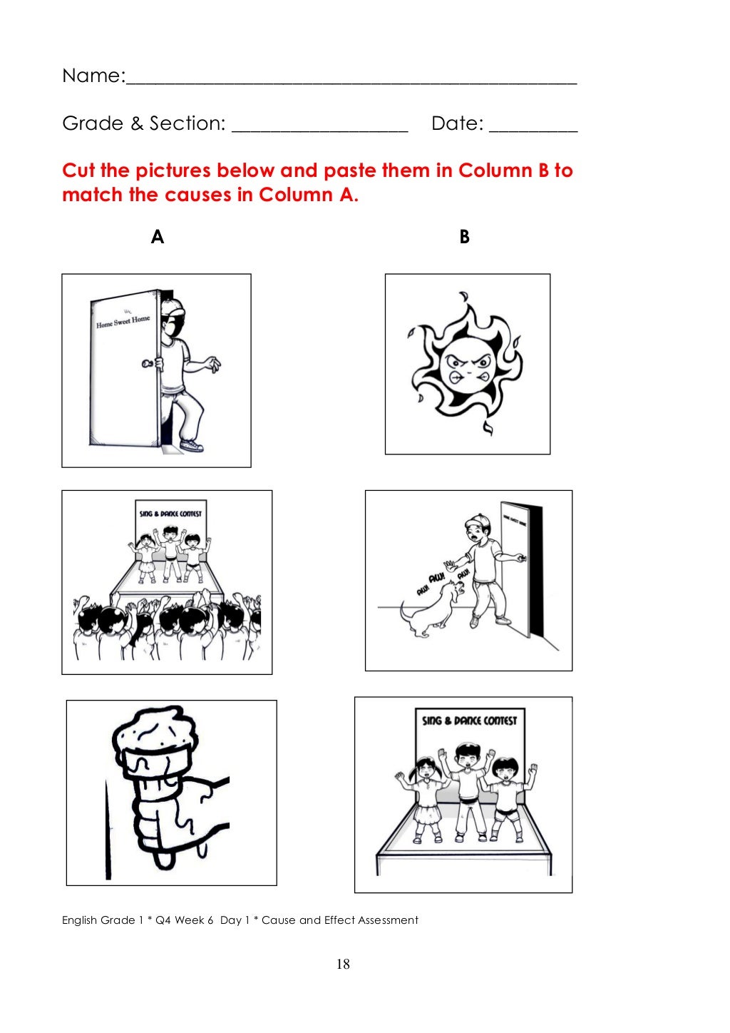 K TO 12 GRADE 1 LEARNING MATERIAL IN ENGLISH (Q3Q4)