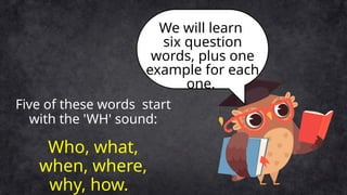 Mastering English Question Words: Who, What, When, Where, Why, How ...