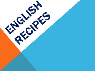 English recipes 