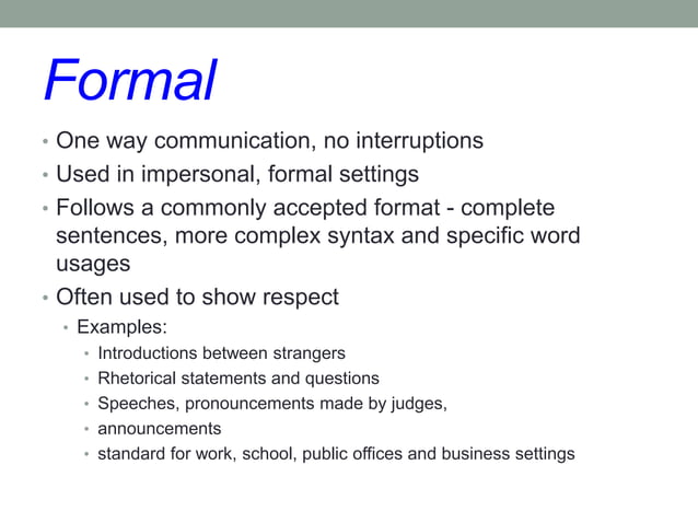 Types of Language Registers | PPTX | Resume Writing and Advice | Job Search
