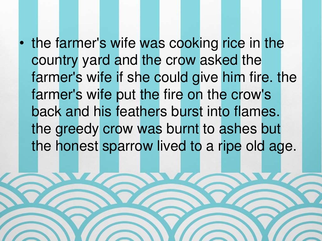 The Crow and The Sparrow