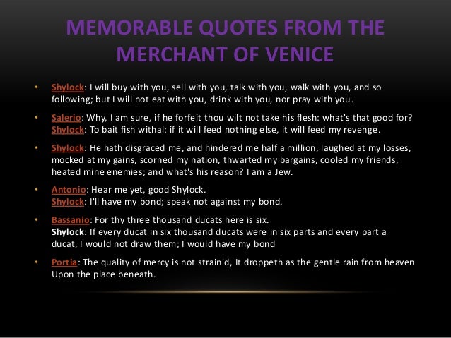 Essays on shylock from the merchant of venice