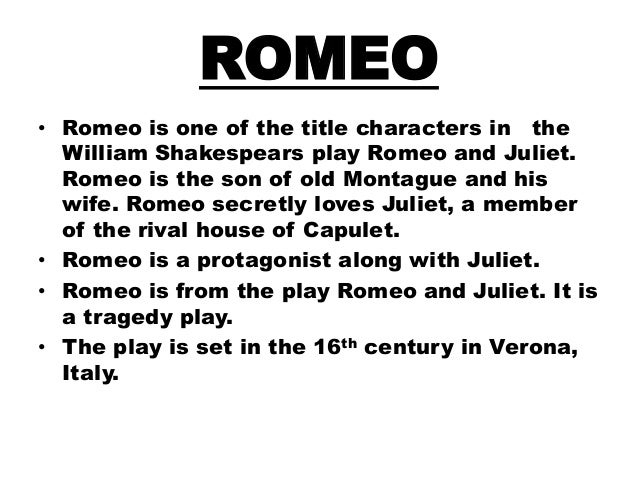 Romeo and juliet research paper on love