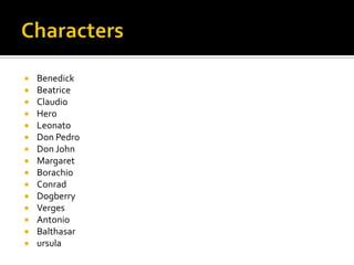 Benedick- English research assignment | PPTX