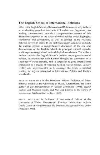 English school of ir | PDF