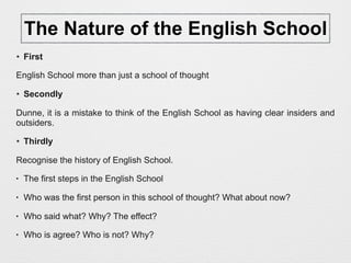 English school of thought | PDF