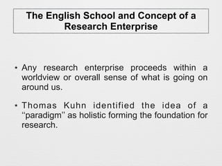 English school of thought | PDF