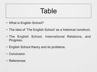 English school of thought | PDF