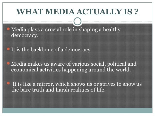 role of media in a democracy essay role of media in a democracy essay