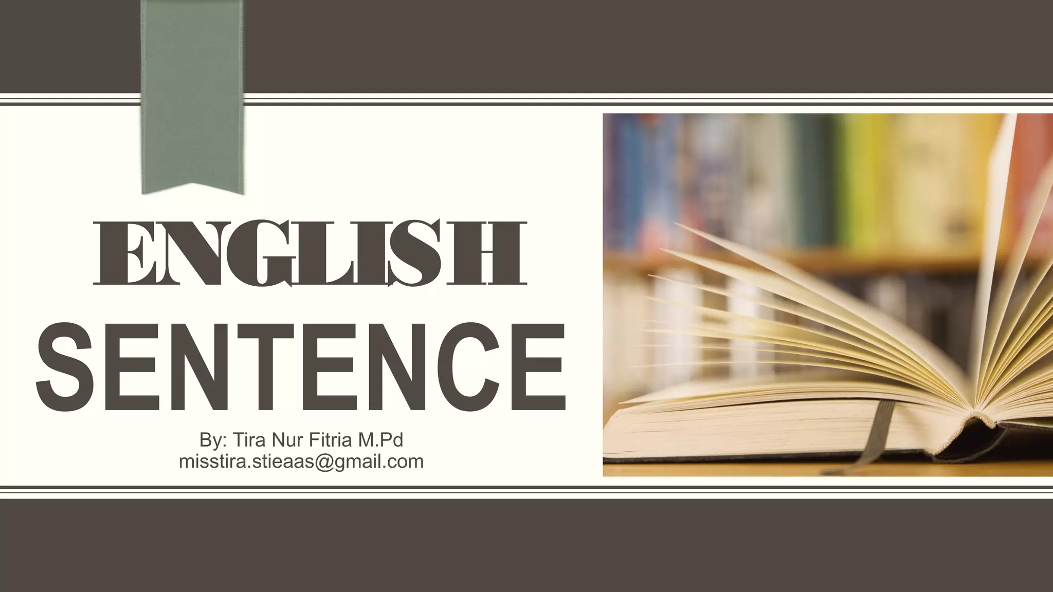 English Sentences | PPT