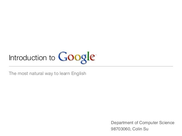 learn english by google