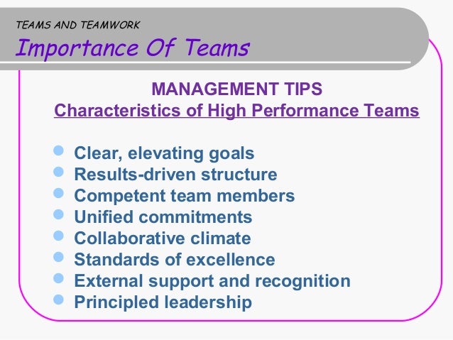 importance of team work Teamwork in the classroom what is teamwork teamwork is defined in webster's new world dictionary as a joint action by a group of people, in which each person. importance of team work Teamwork in the classroom what is teamwork teamwork is defined in webster's new world dictionary as a joint action by a group of people, in which each person.