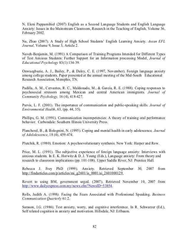 Fear research papers