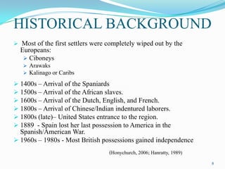 OVERVIEW OF CARIBBEAN6(West Indies, 2010)