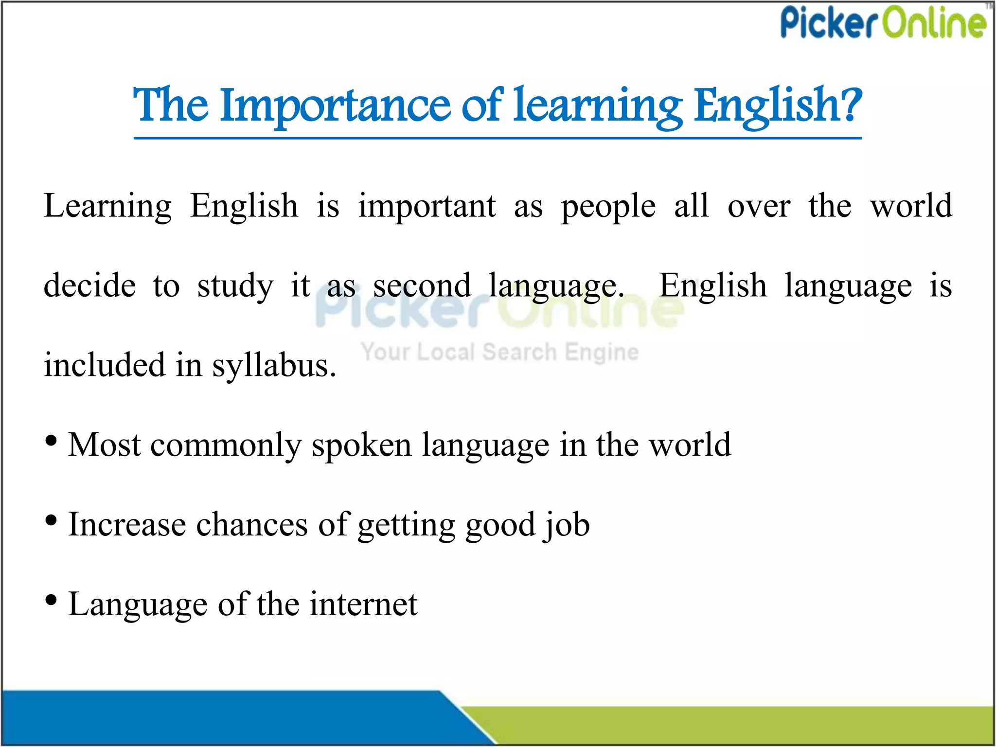 English speaking tutorial | PPTX