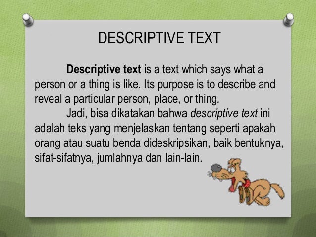 13 KINDS OF TEXT IN ENGLISH | ENGLISH EDUCATION kind of descriptive text