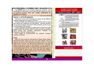 Grade 8 English teachers guide Q1 Only | PDF