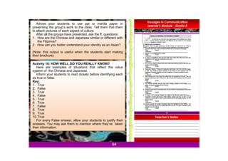 Grade 8 English teachers guide Q1 Only | PDF