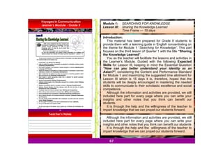 Grade 8 English teachers guide Q1 Only | PDF