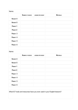English teachers questionnaire 11.12