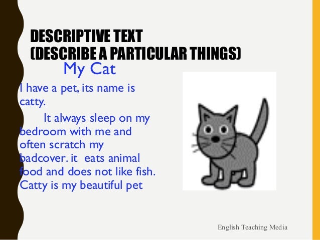 English Teaching Media Descriptive Text