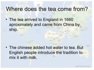 British Tea Origin English tea tradition | PPT