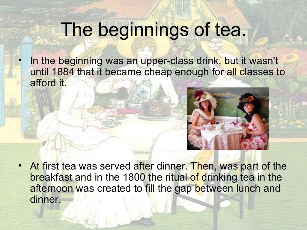 English tea tradition