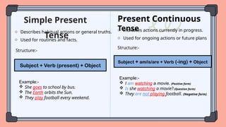Comprehensive Guide to English Tenses for Academic Purposes | PPTX