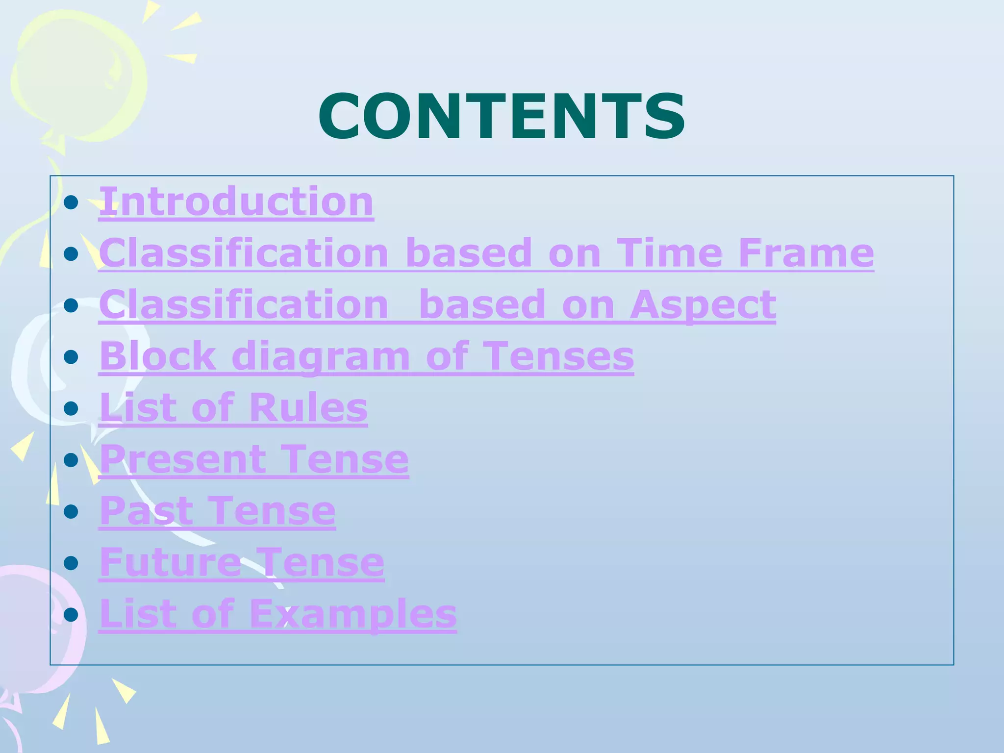 English tenses 6th | PPTX