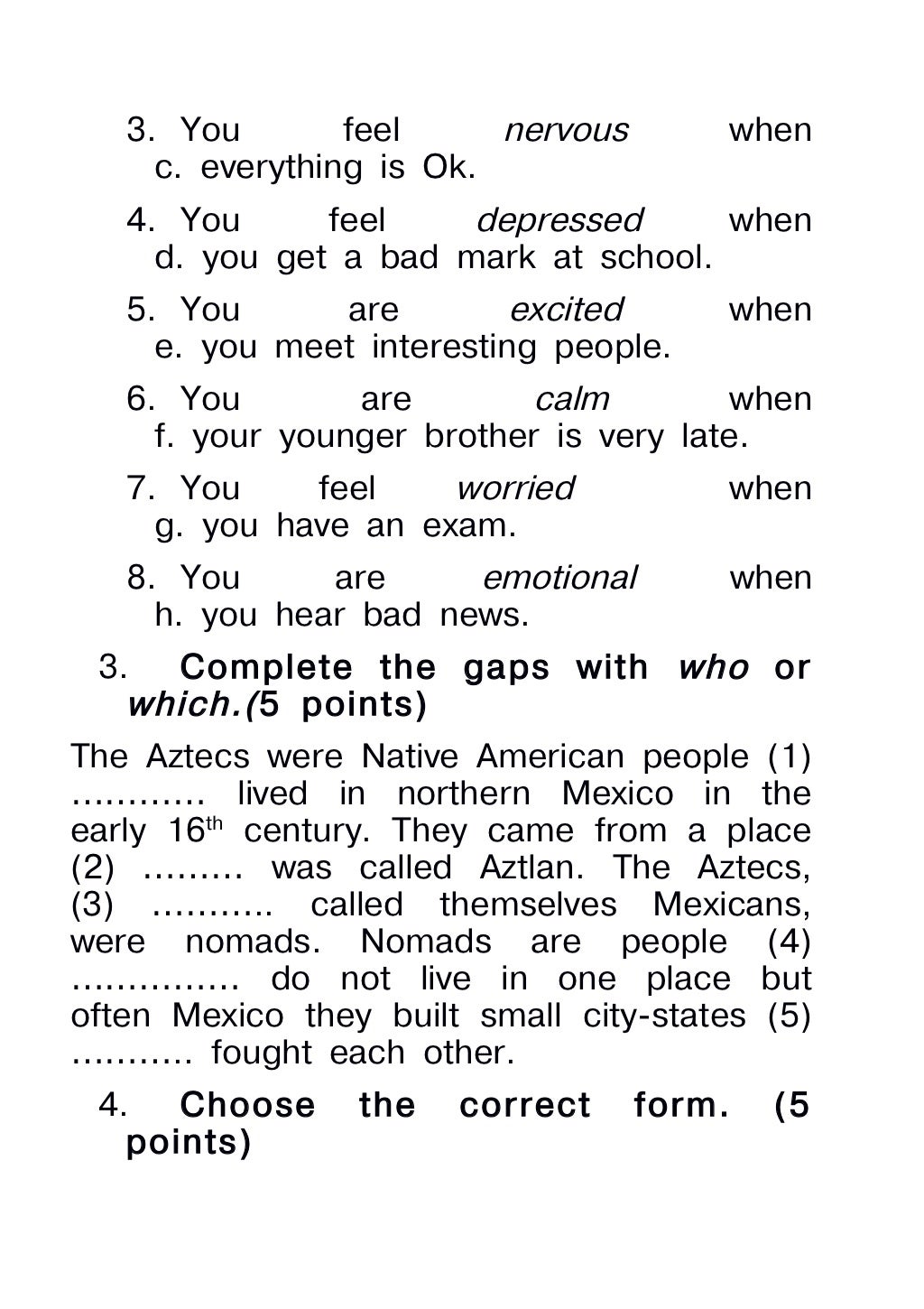 English Test For 7th Grade 3 Item 1 english-test-for-7th-grade-3-item-1