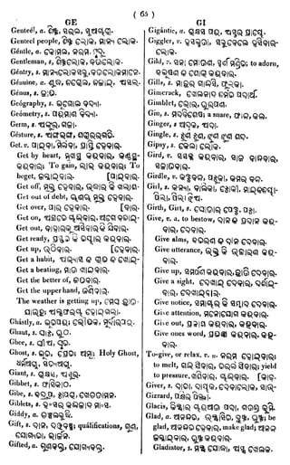 English_odia dictionary
