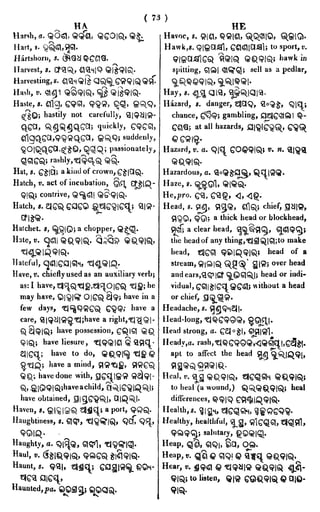 English_odia dictionary
