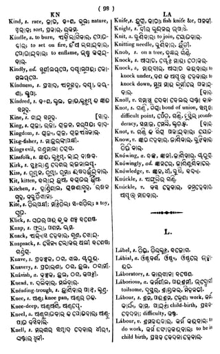 English_odia dictionary