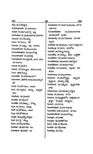 English To Telugu Dictionary
