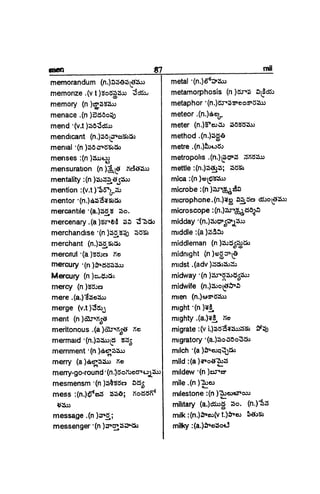 English to telugu dictionary
