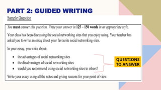 ENGLISH Writing Paper for SPM (Part 1, Part 2 & Part 3) | PPTX