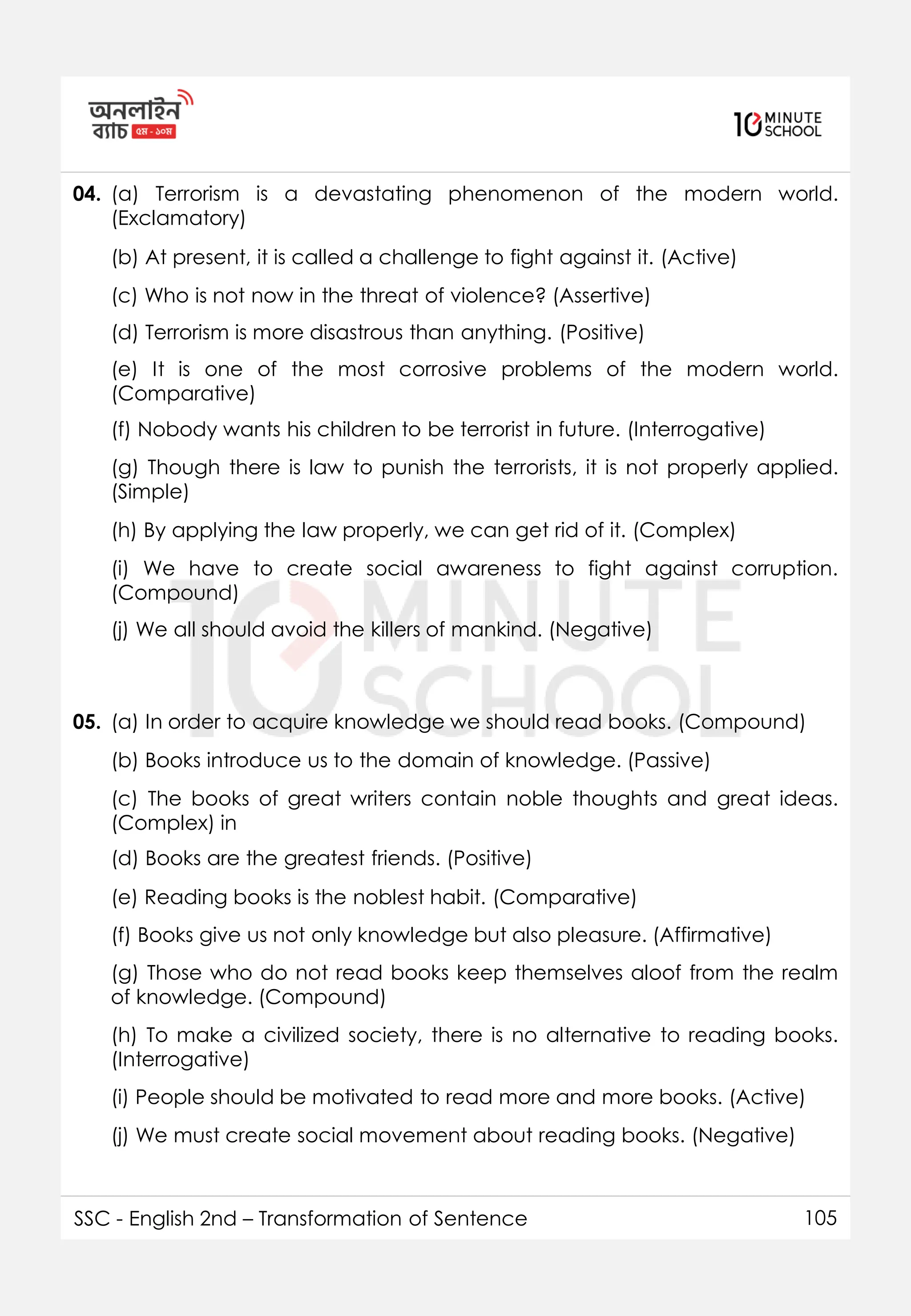 English Transformation of Sentences.pdf