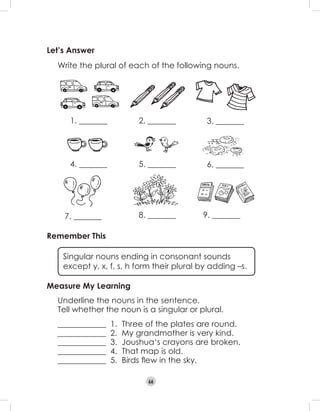 English unit 1 LM | PDF