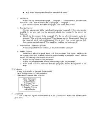 English v 1 st -4th grading period | DOCX